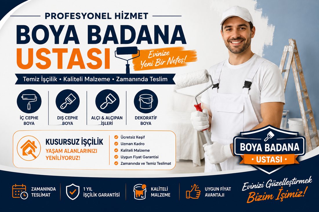 Şirinyer boya badana ustası – profesyonel boyacı
